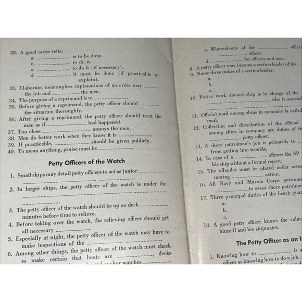 N/A general training